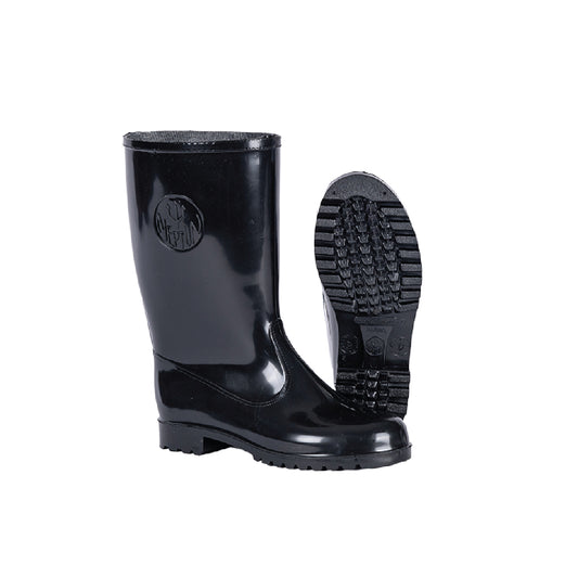 Neptun Marina Calf Length Ladies Gumboot Black/Black