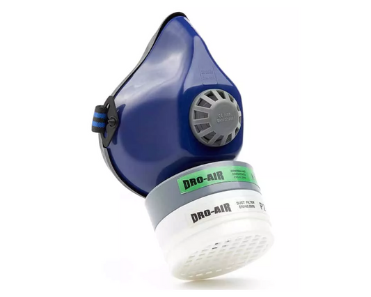 Dromex Midi Half Mask PVC Single - (NRCS: AZ2011/43) (DH-101) -  Blue