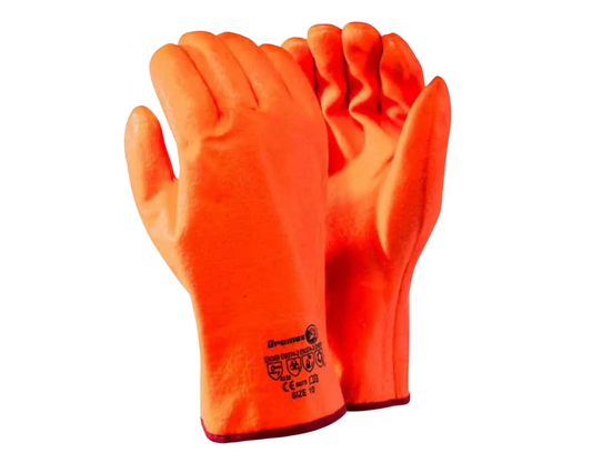 Dromex PVC Freezer Gauntlet 30cm (GFREEZER/OC) - Orange